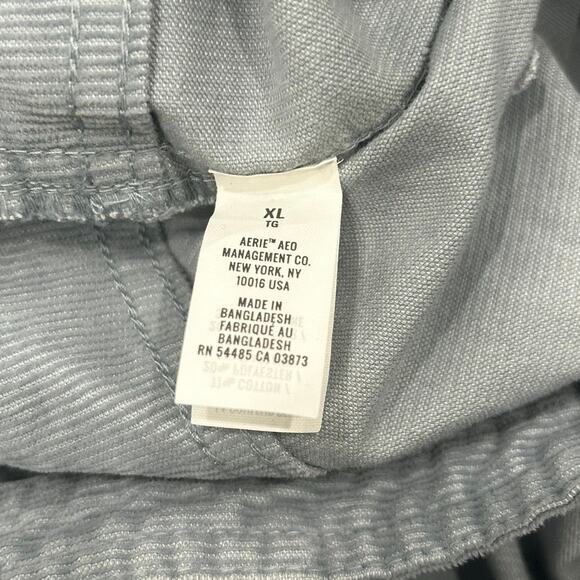 Aerie Light Blue Corduroy Overalls Size XL - Picture 4 of 5